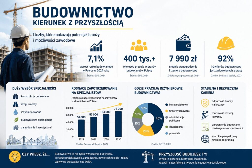statystyki budownictwo studia
