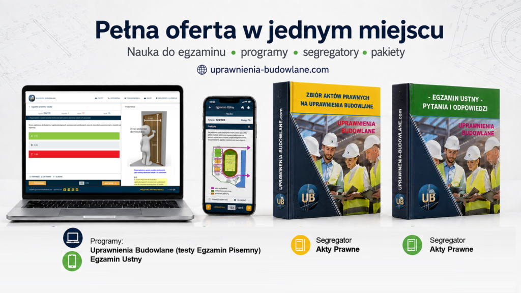 przygotowanie do egzaminu uprawnienia budowlane