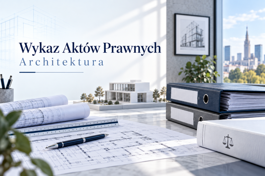 wykaz Akt&oacute;w Prawnych Architektura