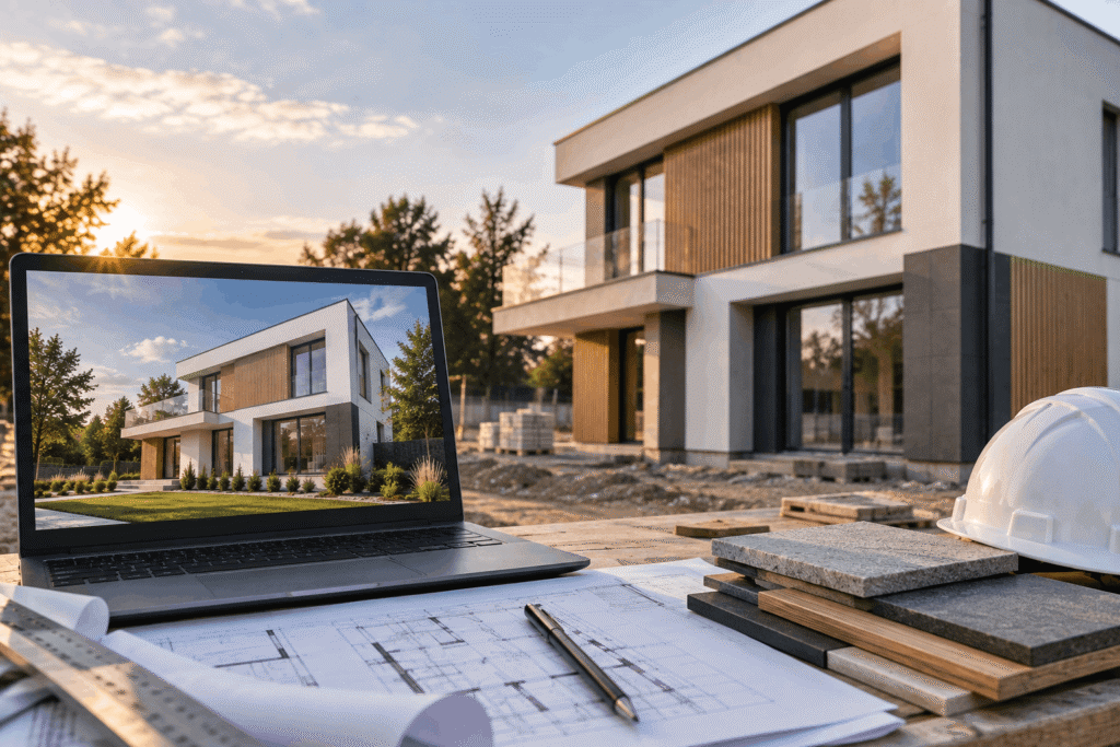 Dobrze zaprojektowana elewacja zachowuje najważniejsze założenia architektoniczne również po przejściu od komputerowej wizualizacji do rzeczywistych materiałów, detali i warunków wykonania.