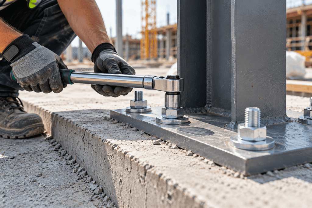 kotwy mechaniczne w betonie