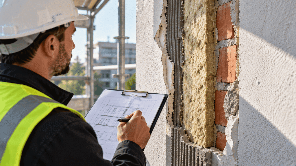 Ocena odkrytych materiałów i ich właściwości pozwala dostosować technologię termomodernizacji do faktycznych warunków istniejącego budynku.