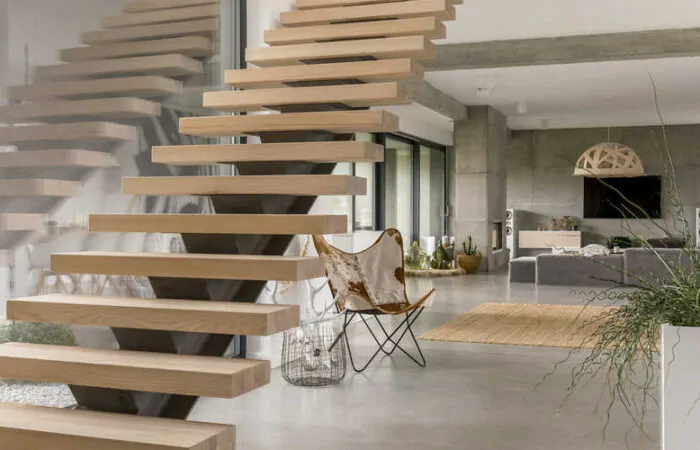 schody w nowoczesnych domach