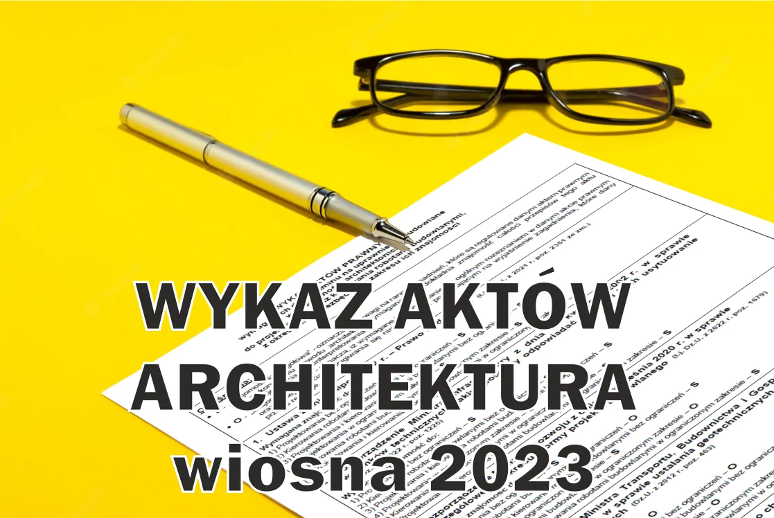 wykaz aktów prawnych architektura 2023_2